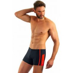 Kąpielówki męskie spodenki kąpielowe Sesto Senso Men's. Czarne kąpielówki Sesto Senso, m, bez wzorów. Za 59.99 zł.