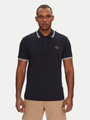 Napapijri Polo E-Macas NP0A4ID51761 Granatowy Regular Fit. Niebieskie koszulki polo Napapijri, m, bez wzorów, z bawełny, bez kołnierzyka, bez ramiączek. Za 289.99 zł.