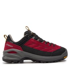 Trekkingi Grisport. Czerwone buty trekkingowe Grisport, bez wzorów, bez zapięcia. Za 309.99 zł.
