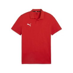 Polo Puma Teamgoal Casuals. Czerwone koszulki polo sportowe Puma, m, bez wzorów, bez kołnierzyka, bez ramiączek. Za 223.00 zł.