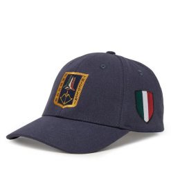Czapka z daszkiem Aeronautica Militare. Niebieskie czapki z daszkiem Aeronautica Militare, bez wzorów. Za 169.99 zł.