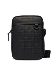 Tommy Hilfiger Saszetka Th Modern Mini Reporter AM0AM14019 Czarny. Czarne saszetki i nerki Tommy Hilfiger, bez wzorów, ze skóry. Za 369.99 zł.