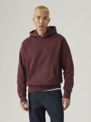 Levi's Bluza w kolorze czerwonym rozmiar: L. Czerwone bluzy Levi's®, l, bez wzorów, z bawełny, z kapturem. Za 153.34 zł.