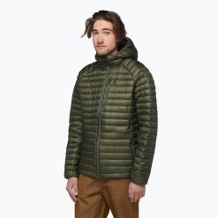 Kurtka puchowa męska Black Diamond Approach Down. Zielone kurtki Black Diamond, m, bez wzorów, z puchu, bez kaptura. Za 1,239.00 zł.