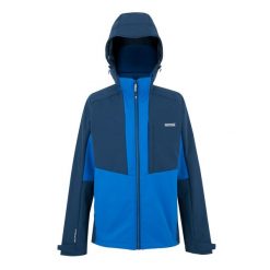 Męska Kurtka Soft Shell Hewitts. Niebieskie kurtki Regatta, m, bez wzorów, bez kaptura. Za 177.99 zł.