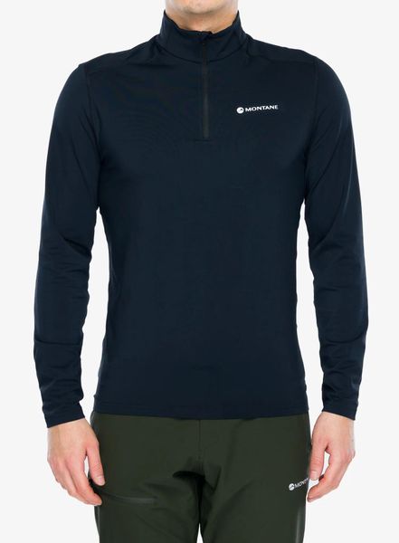 Bluza termoaktywna Montane Dart Xt Zip Neck. Czarne bielizna termoaktywna Montane, m, bez wzorów, z materiału, bez ramiączek, trekkingowe. Za 219.99 zł.