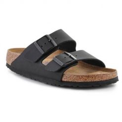 Klapki męskie Birkenstock Arizona. Czarne klapki Birkenstock, z materiału. Za 692.00 zł.