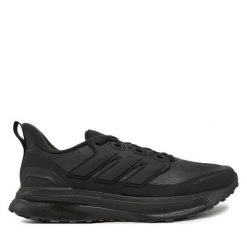 Buty do biegania adidas. Czarne buty do biegania Adidas, bez wzorów, bez zapięcia, do biegania. Za 269.99 zł.