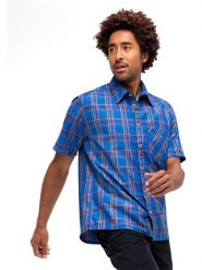 Maier Sports Koszula funkcyjna "Mauro" w kolorze niebieskim rozmiar: 48. Niebieskie koszule Maier Sports, bez wzorów, z materiału, bez ramiączek, outdoorowe. Za 78.47 zł.