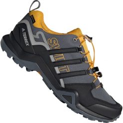 Szare Buty adidas Terrex Swift R2 Gtx M G26555. Szare buty turystyczne Adidas, na jesień, bez wzorów, z gore-texu, bez zapięcia, wspinaczkowe, adidas terrex, gore-tex. W wyprzedaży za 569.00 zł.