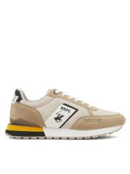 Beverly Hills Polo Club Sneakersy NICK-01 Beżowy. Brązowe buty sportowe casual Beverly Hills Polo Club, bez wzorów, z materiału, bez zapięcia. Za 223.99 zł.