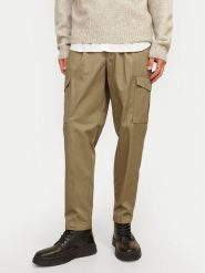 Jack&Jones Spodnie materiałowe Bill 12247358 Brązowy Tapered Fit. Brązowe spodnie materiałowe Jack&Jones, m, bez wzorów, z bawełny. Za 119.99 zł.