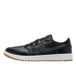 Air Jordan 1 Retro Low Golf Black Gum. Czarne buty do koszykówki Jordan, bez zapięcia, na golfa. Za 906.49 zł.