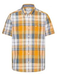 Camel Active Koszula - Regular fit - w kolorze żółtym rozmiar: L. Żółte koszule Camel Active, l, bez wzorów, z bawełny, bez kołnierzyka, bez ramiączek. Za 131.74 zł.