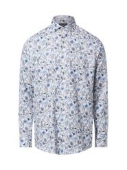 Finshley & Harding koszula non-iron Mężczyźni Modern Fit Bawełna biały|niebieski|wielokolorowy, 44. Białe koszule Finshley & Harding, m, bez wzorów, z bawełny, bez kołnierzyka, bez ramiączek. Za 199.95 zł.