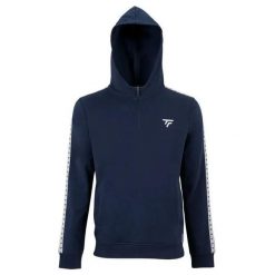 Bluza zamek błyskawiczny z kapturem Tecnifibre. Niebieskie bluzy z kapturem TECNIFIBRE, s, bez wzorów, z bawełny, z kapturem. Za 246.00 zł.