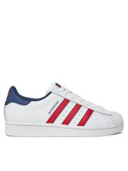 Adidas Sneakersy Superstar IG4318 Biały. Białe buty sportowe casual Adidas, bez wzorów, ze skóry, bez zapięcia. Za 549.99 zł.