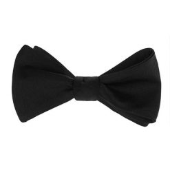 Jedwabna Mucha Wiązana - His Story - Czarna. Czarne krawaty i muchy His Story, z aplikacjami, z jedwabiu. Za 99.00 zł.