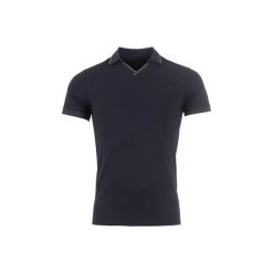 Koszulka polo do jazdy konnej Cavallo Pique. Czarne koszulki polo CAVALLO, bez wzorów, bez kołnierzyka, bez ramiączek. Za 297.50 zł.