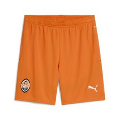 Męskie szorty FC Shakhtar Donetsk 24/25 PUMA Rickie Orange Black. Czarne szorty Puma, m, bez wzorów, sportowe. W wyprzedaży za 134.00 zł.