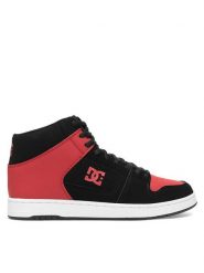 DC Sneakersy MANTECA 4 HI ADYS100743-BLR Czarny. Czarne buty sportowe casual DC, bez wzorów, ze skóry, bez zapięcia. Za 299.99 zł.