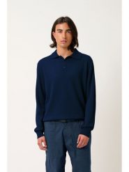 AUTHENTIC CASHMERE Kaszmirowy sweter "Charvet" w kolorze granatowym rozmiar: XL. Niebieskie swetry nierozpinane AUTHENTIC CASHMERE, xl, bez wzorów, z kaszmiru, bez kołnierzyka, bez ramiączek. Za 369.99 zł.