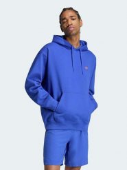 Adidas Bluza w kolorze granatowym rozmiar: S. Niebieskie bluzy Adidas, s, bez wzorów, z kapturem. Za 149.95 zł.