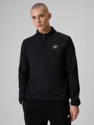 4F Bluza relaxed bez kaptura męska - czarna L. Czarne bluzy 4F, l, bez wzorów, bez kaptura. Za 199.99 zł.