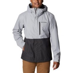 Kurtka Sportowa Z Kapturem Męska Columbia Hikebound. Szare kurtki przeciwdeszczowe Columbia, l, bez wzorów, z kapturem. Za 469.99 zł.