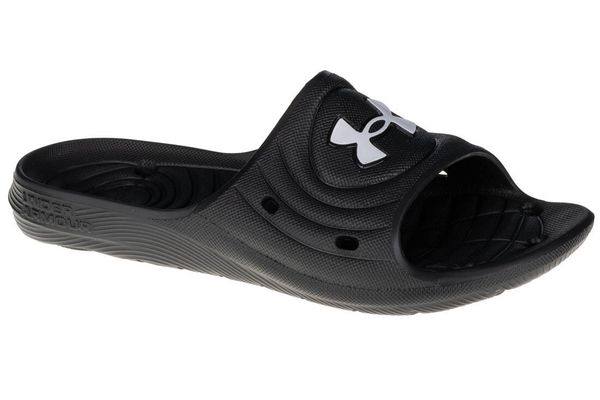 Klapki męskie Under Armour Locker IV SL. Białe klapki Under Armour, z materiału. Za 127.20 zł.