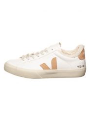 Veja Skórzane sneakersy "Campo" w kolorze białym rozmiar: 41. Białe buty sportowe casual Veja, bez wzorów, z materiału, bez zapięcia. Za 390.92 zł.