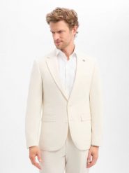 Finshley & Harding London kurtka modułowa Mężczyźni Slim Fit Sztuczne włókno biały, 50. Białe kurtki Finshley & Harding London, m, bez wzorów, z włókna, bez kaptura. Za 279.95 zł.