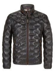 Milestone Skórzana kurtka "Aversa" w kolorze czarnym rozmiar: 48. Czarne kurtki Milestone, bez wzorów, ze skóry, bez kaptura. Za 491.99 zł.