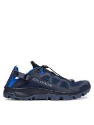 Salomon Sneakersy Techamphibian 5 L49142400 Granatowy. Niebieskie buty sportowe casual Salomon, bez wzorów, z materiału, bez zapięcia. Za 469.99 zł.