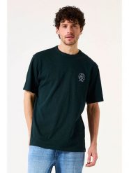 Garcia Koszulka w kolorze ciemnozielonym rozmiar: M. Zielone bezrękawniki Garcia, m, bez wzorów, z bawełny, bez kołnierzyka, bez ramiączek. Za 56.99 zł.