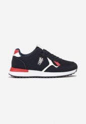Granatowe Buty Sportowe Auber. Niebieskie buty sportowe casual Born2be, bez wzorów, z nubiku, przed kostkę, bez zapięcia. W wyprzedaży za 71.99 zł.