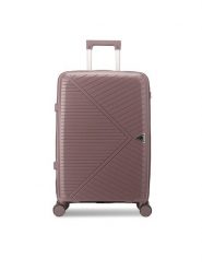 Semi Line Walizka duża T5827-3 Brązowy. Brązowe walizki Semi-line, bez wzorów, z tworzywa sztucznego, duże. Za 289.99 zł.