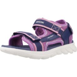 Sandały GEOX J SANDAL AIRADYUM GI Niebieski. Niebieskie sandały Geox, z syntetyku, bez zapięcia. Za 214.99 zł.