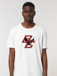 American Universities Koszulka "Boston College" w kolorze białym rozmiar: XXL. Białe bezrękawniki American Universities, xxl, bez wzorów, z bawełny, bez kołnierzyka, bez ramiączek. Za 66.31 zł.