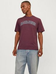 Jack & Jones Koszulka "Caleb" w kolorze fioletowym rozmiar: XL. Różowe bezrękawniki Jack & Jones, xl, bez wzorów, z bawełny, bez kołnierzyka, bez ramiączek. Za 41.79 zł.