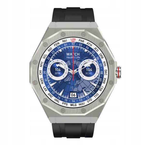 Zegarek Smartwatch Kiano Elegance Sliver srebrny, Bluetooth, NFC, tryby sportowe. Szare zegarki Kiano, srebrne. W wyprzedaży za 149.00 zł.