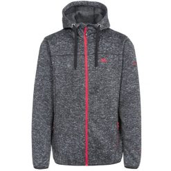 Trespass Odeno B - Męski polar At300 Black Marl. Brązowe bluzy z polaru Trespass, m, bez wzorów, z dzianiny, bez kaptura. Za 297.99 zł.