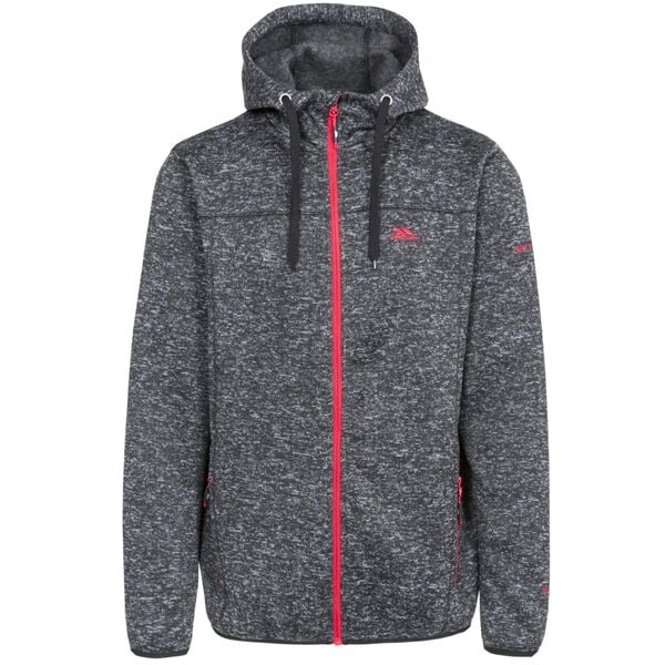 Trespass Odeno B - Męski polar At300 Black Marl. Brązowe bluzy z polaru Trespass, m, bez wzorów, z dzianiny, bez kaptura. Za 297.99 zł.