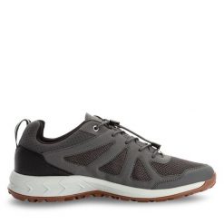 Trekkingi Jack Wolfskin. Szare buty trekkingowe Jack Wolfskin, bez wzorów, bez zapięcia. Za 299.99 zł.