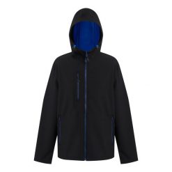 Męska Dwuwarstwowa Kurtka Soft Shell Navigate Z Kapturem. Niebieskie kurtki Regatta, m, bez wzorów, z kapturem. Za 224.99 zł.