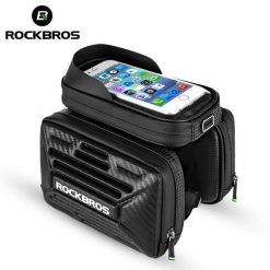 Torba na ramę roweru ROCKBROS. Czarne torby na ramię ROCKBROS, bez wzorów, z materiału, na ramię, duże, bez dodatków. Za 122.00 zł.