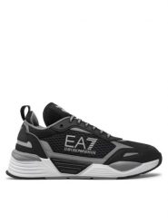Sneakersy męskie EA7 Emporio Armani X8X159-XK379-N763. Czarne buty sportowe casual EA7 Emporio Armani, bez wzorów, bez zapięcia. Za 499.99 zł.
