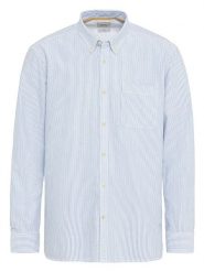 Camel Active Koszula - Regular fit - w kolorze błękitno-białym rozmiar: M. Białe koszule Camel Active, m, bez wzorów, z bawełny, bez kołnierzyka, bez ramiączek. Za 130.19 zł.