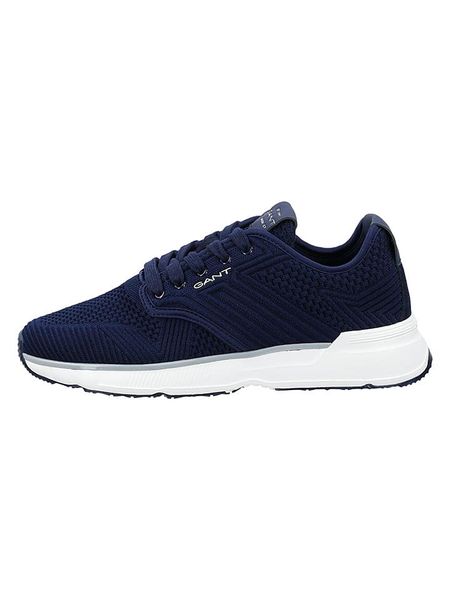 GANT Footwear Skórzane sneakersy "Beeker" w kolorze granatowym rozmiar: 44. Niebieskie buty sportowe casual GANT Footwear, bez wzorów, bez zapięcia. Za 298.43 zł.