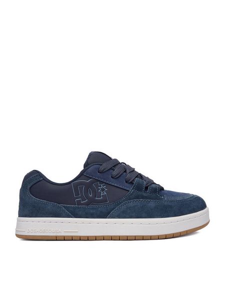 DC Shoes Sneakersy CEOWB-MP40-MC-250033Z Niebieski. Niebieskie buty sportowe casual DC Shoes, bez wzorów, z nubiku, bez zapięcia. Za 249.99 zł.